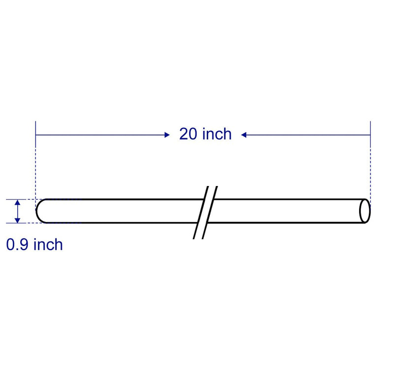 HQUA-TWS-12Q Quartz Sleeve Only Fit HQUA-TWS-12, TWS-121 UV Water Disinfection System,2 Pack, 6 o-rings contained.