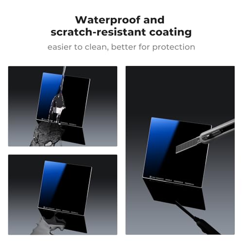 K&F CONCEPT 100x100mm Square ND2000 Neutral Density Filter ND