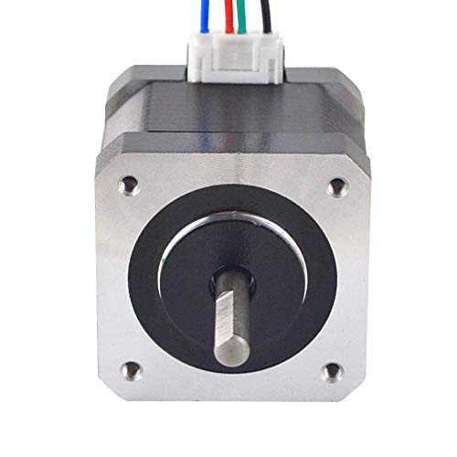 STEPPERONLINE Nema 17 Bipolar 45Ncm 1.5A 12V 42x39mm 4 leads w/ 1m Pin Connector for 3D Printer,CNC, XYZ Axis, Extruder