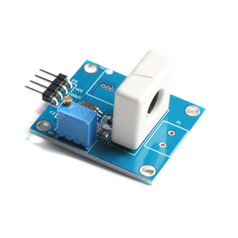 [Australia - AusPower] - WCS1800 Hall Current Sensor Detector 35A Current Sensor Module Board Short Circuit Overcurrent Protection Module Sensor with Overcurrent Lamp 