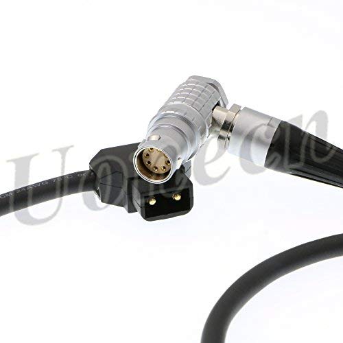 Uonecn Right Angle 8 pin Female Power Cable Dtap Plug for ARRI Alexa Mini Camera 39.7in/1m