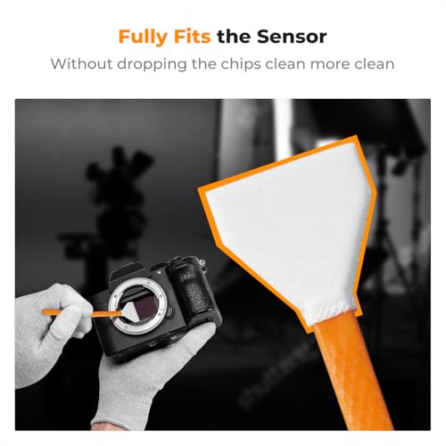 K&F CONCEPT APS-C Frame Sensors Cleaning Swabs X6,for CCD and CMOS