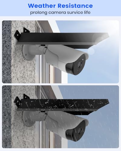 Universal Metal Security Camera Sun Rain Cover Shield 2 Pack