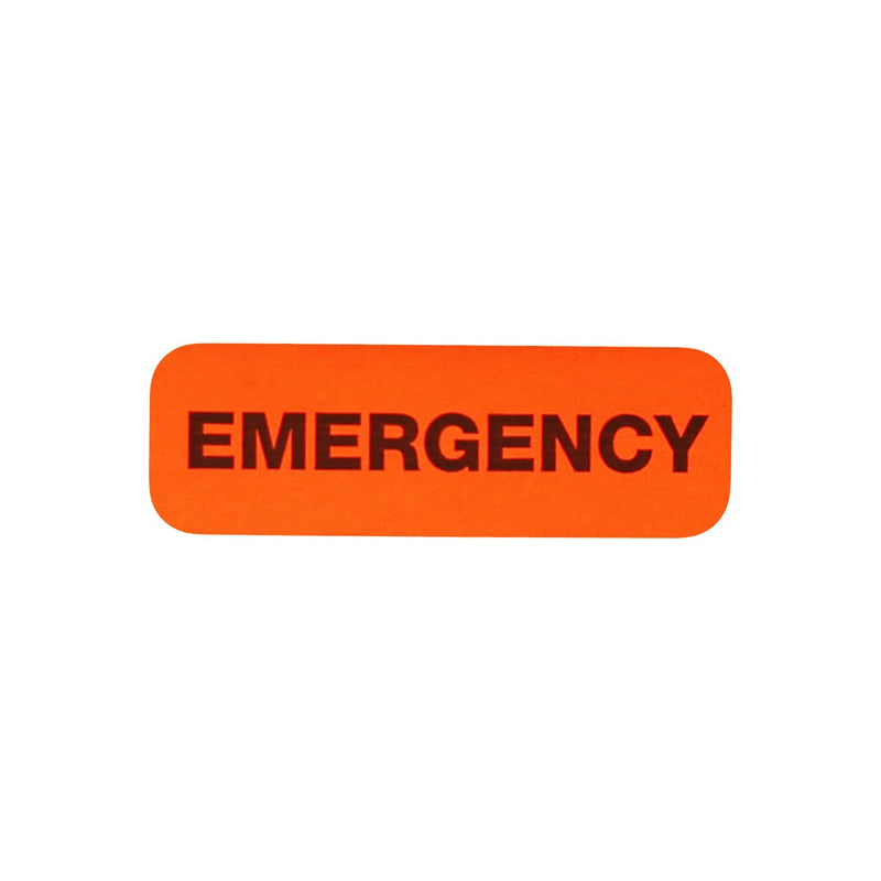 Emergency Medical Healthcare Labels 0.5 x 1.5 Inch 500 Total Stickers