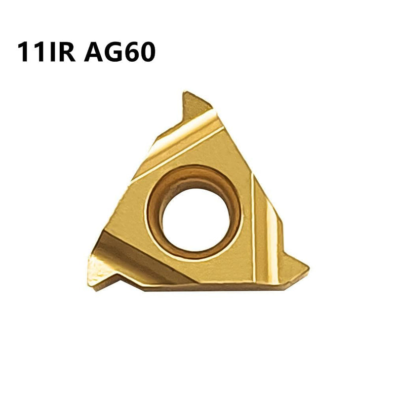 [Australia - AusPower] - Hunricho Lathe Thread Inserts 11ER AG60 + 11IR AG60 Carbide Inserts for Male Thread/Internal Thread Rotary Tool Holder for Stainless Steel and Iron, Pack of 20 