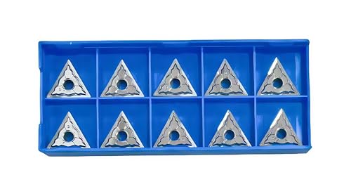 Carbide Inserts for Aluminum TNMG332 / TNMG160408 for Turning Cutting Tools 10 PCS TNMG332-LH