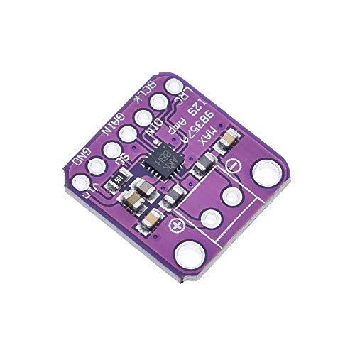 2pcs MAX98357 Audio Power Amplifier Module I2S Class D Filterless Audio Amplifier Board for Raspberry Pi with Dupont Cable