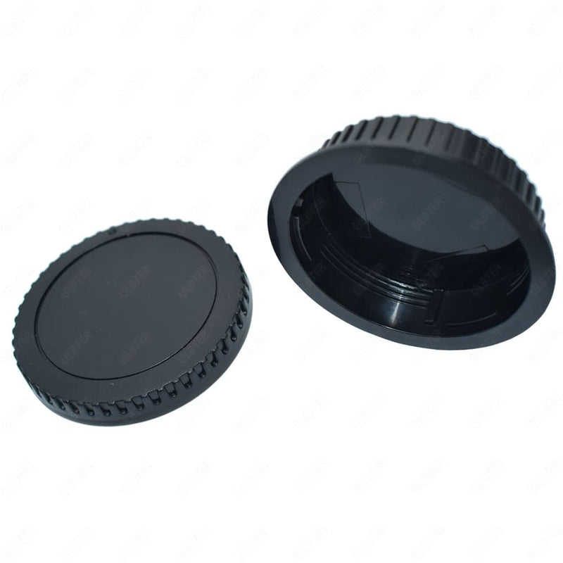 [Australia - AusPower] - Front Body Cap and Rear Lens Cap Cover for Canon EOS EF/EF-S Lens for Rebel T7 T6 T5 T8i T7i T6i SL3 SL2 T6S,5D Mark IV/III/II, 6D Mark II/I, EOS 90D/80D 77D 70D, 7D Mark II, 1D X Mark II 