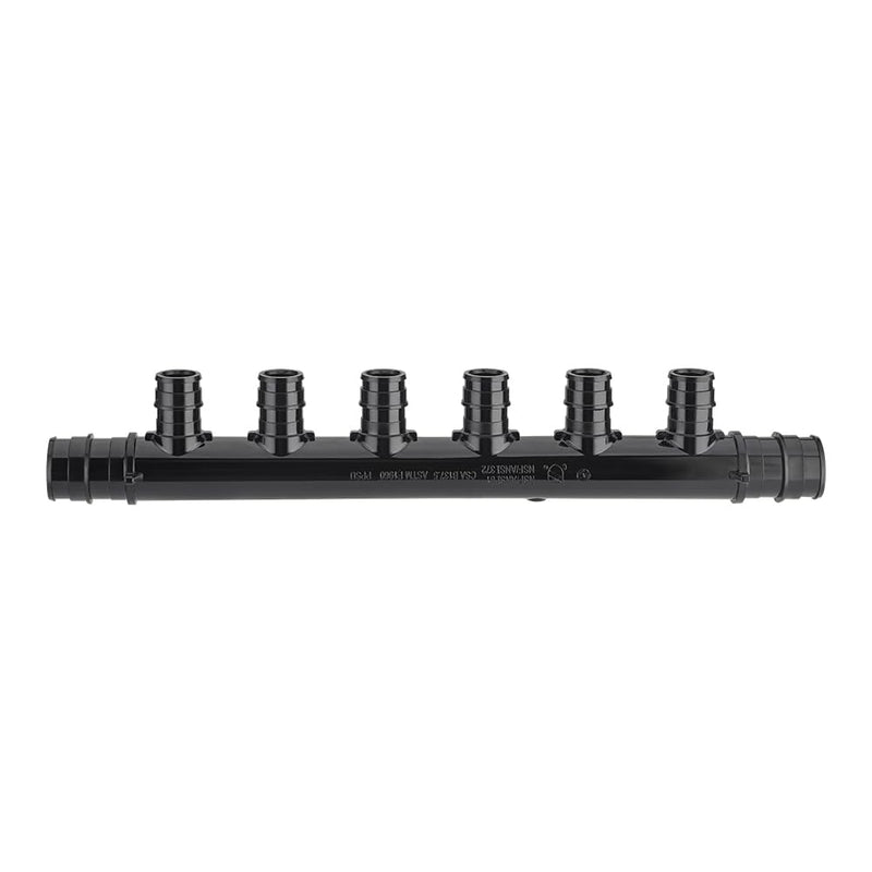 [Australia - AusPower] - (Pack of 2) EFIELD Pex Manifold 6 Outlets Open Pex-A Expansion Poly PPSU Manifold 3/4 Trunk, 1/2" Port (6 Ports), ASTM F1960 6 Outlets( Pack 2) 