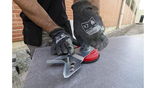 RUBI DRYGRES drill bit for dry drilling ceramic, porcelain, and natural stone, maximum diameter 83 mm
