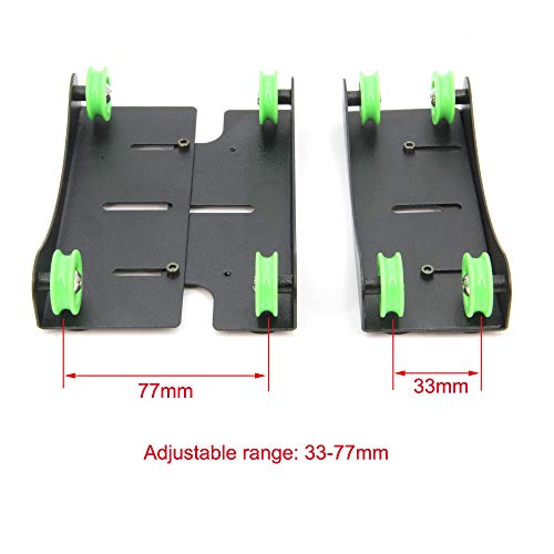 3D Printer Filament Holder for Universal Adjustable Filament Mount Rack Bracket for PLA/ABS/Nylon/Wood/TPU/Other 3D Printing Material Pulley