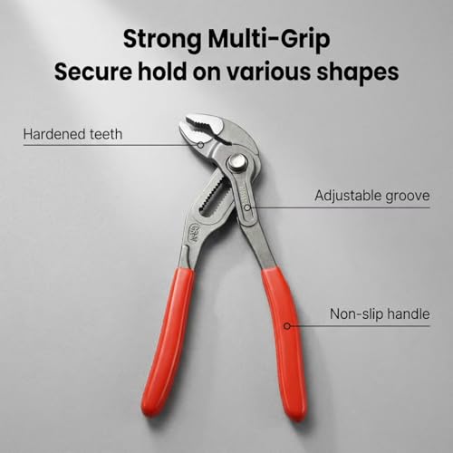 OFOSSTOOL 2-piece tongue-and-groove plier set with adjustable 7-inch and 10-inch water pump pliers