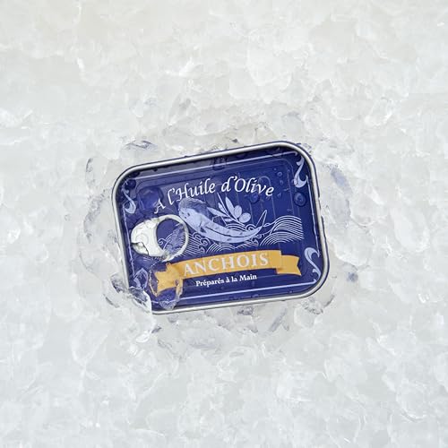 Balvi Conserverie Anchois Aperitif Fork Retro Anchois Design in Tin / Stainless Steel Box
