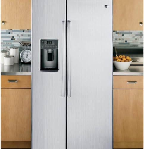 YENHOME Large Size 118x30 inch Brushed Silver Stainless Steel Contact Paper Removable Peel and Stick Wallpaper for Refrigerator Dishwasher Appliances Waterproof Stick on Backsplash Kitchen Wallpaper 30" x 118"