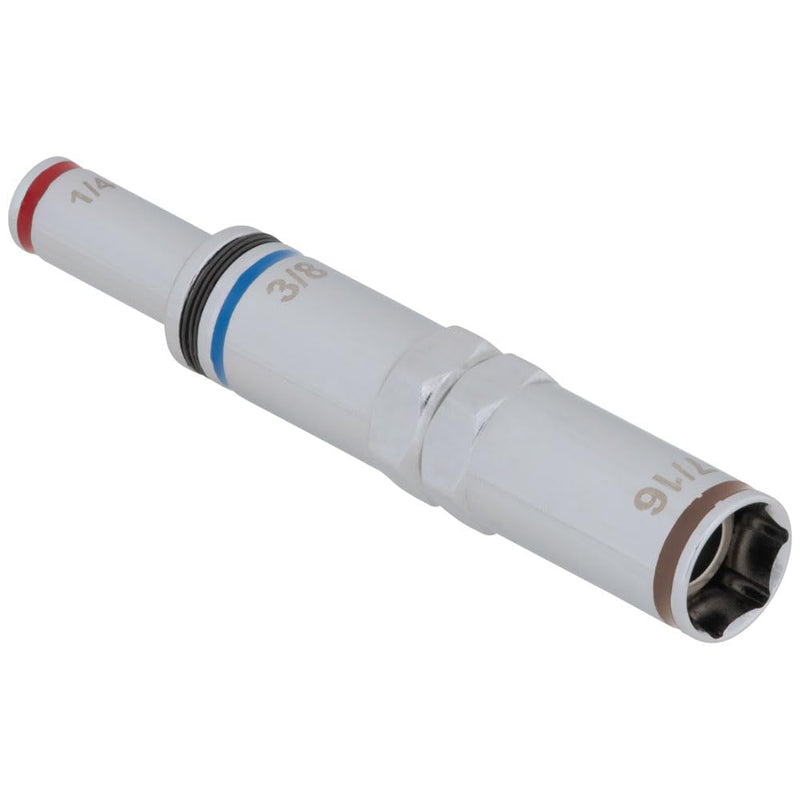 [Australia - AusPower] - 9"-1 Pass Through SAE Multi-Nut Driver Magnetic 9-in-1 Nut Driver 