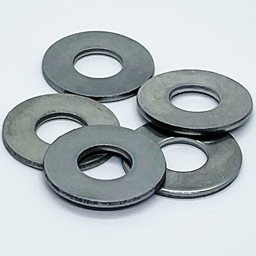 3/8" x 1 1/8" OD - Stainless Steel Round Flat Washers - 304 Stainless Steel 18-8 - Corrosion Resistant - 3/8" Bolt Washer - BRAUNY BOY HARDWARE (25) 25