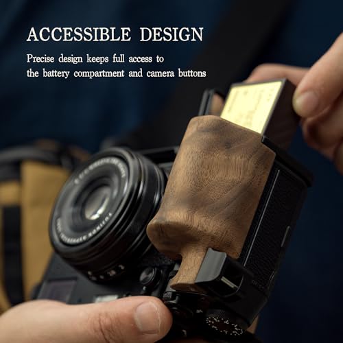 Tilta Vintage Camera Cage Compatible with Fujifilm X100VI – Black | Travel Kit | Thumb Grip | Strap Attachments | ARCA Ready | Lightweight & Durable TA-T70-B-B