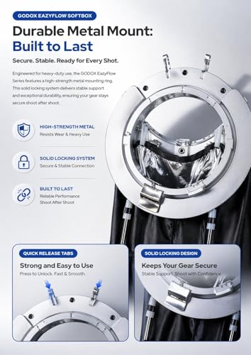 GODOX Softbox EazyFlow Octa 60 23.6" Octagonal Softbox