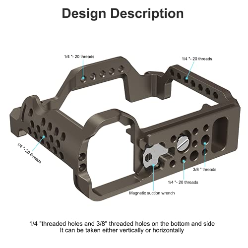 Camera Cage Only for Sony Alpha 7S III / A7S III / A7SIII / A7S3 Camera