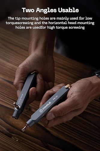 FANAUE Magnetic Screwdriver Set Durable EDC Portable Screwdriver with Side Storage for Electronics Repair DIY Compact Pocket Screwdriver