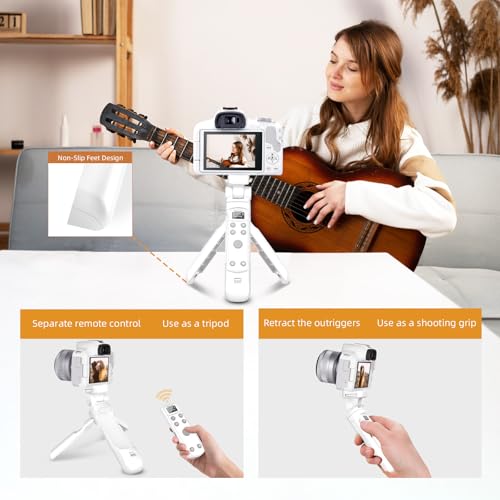 for Canon Tripod Wireless Shooting Grip with Shutter Release White for Canon