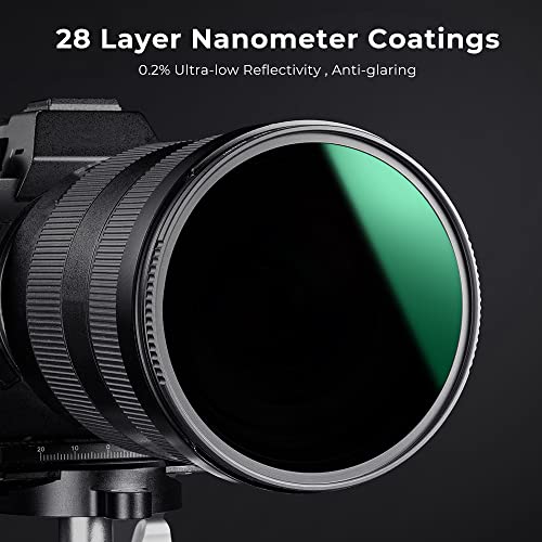 K&F CONCEPT 49mm ND1000 (10-Stop Fixed Neutral Density Filter) Lens Filter