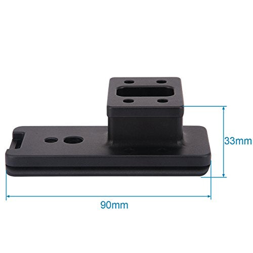 Haoge LF-C223 Lens Collar Replacement Foot Tripod Mount Ring for Canon EF 300mm f2.8L is II USM and EF 400mm f4 DO is II USM Lens Built-in Arca Type Quick Release Plate