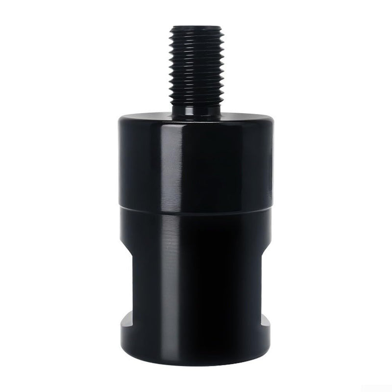Drill Adapter 1-1/4" to M16 Thread Reducer Carbon Steel Conversion Head with Black Oxide Finish for Secure Connection in Water Drilling Operations