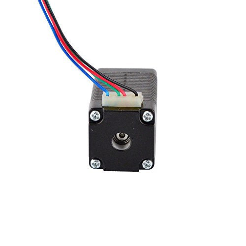 STEPPERONLINE Nema 8 Stepper Motor Bipolar 1.8 deg 4 Ncm 0.6 A 20 x 20 x 38 mm 4 Wires for 3D Printer, CNC Machine