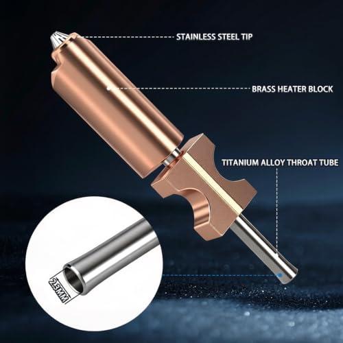 Original AD5X Nozzle 0.4mm 2PCS, Compatible with Flashforge for 3D Printing