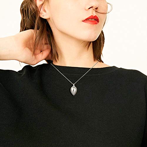 BEILIN Keepsake Urn Necklace Teardrop Cremation Jewelry for Ashes