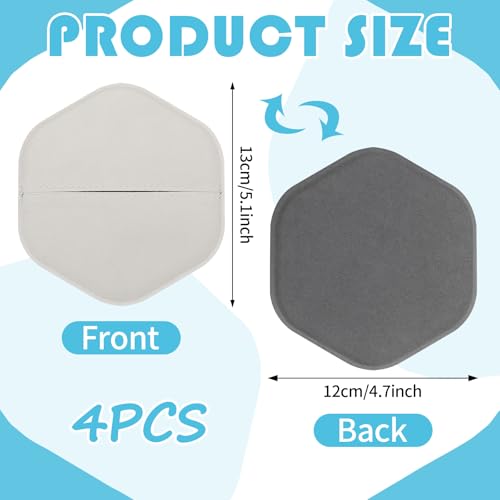 4 Pack Microfiber Cleaning Cloth with Pocket for Electronics