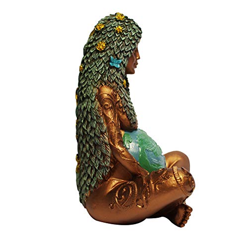 Mother Earth Statue, Fertility Nature Gaia Goddess Statue, Wiccan Altar Table Supplies