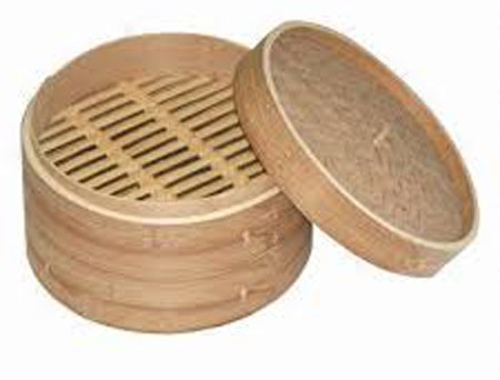 8" Bamboo Steamer Set Sunrise Kitchen Supply