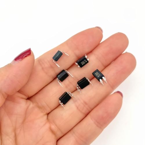 JZK PC817C Optocoupler 2.54 mm DIP 4 Pin 4-Pin 4-Pin Photo Coupler for Mounting, High Density Mounting Type Optocoupler IC, Photoelectric Coupler Pack of 50