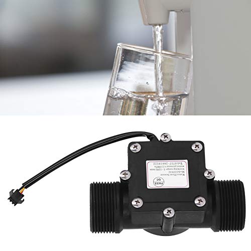 YF‑DN32 G1.25in Flow Meter Water Flow Sensor Pipe Water Flowmeter Counter DC3‑24V Hall Sensor for Water Heaters Drinking Fountains