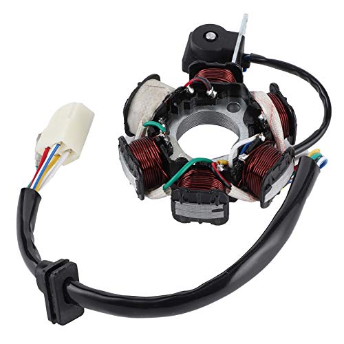 GY6 Stator Coil C11060 – 6-pole Magneto Ignition Coil for 110cc 125cc Quad Dirt Bike ATV – Replacement Part Copper Winding