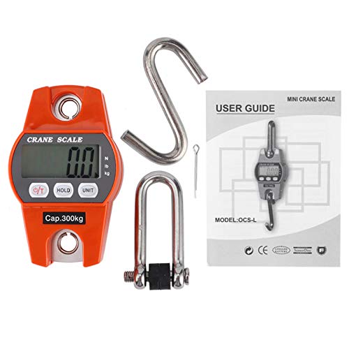 Hanging Scales 300kg Durable Scales Easy to Use Digital Scales for Farm Hunting