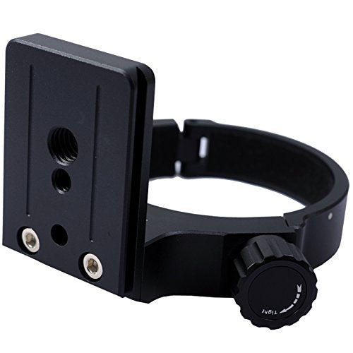 iShoot Lens Tripod Mount Ring Compatible with Nikon RT-1 Nikkor AF-S 300mm F/4E PF ED VR and 70-200mm F/4G ED VR -with Arca-Swiss Fit Quick Release Plate