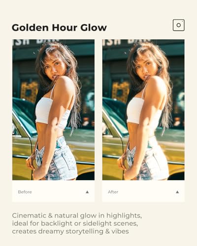 K&F CONCEPT 49mm Gold Diffusion Mist Filter