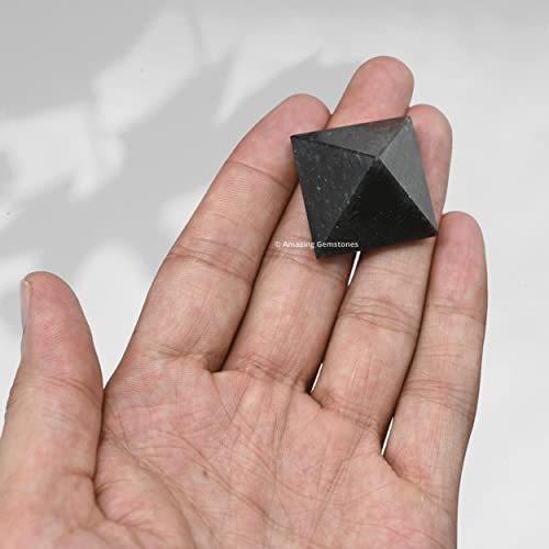 Amazing Gemstone Blue Aventurine Pyramid Crystal Healing Stones - 1" Great Pyramid Figurine of Natural Stone Pyramid for Meditation, Reiki, Chakra Balancing and Crystal Pyramids Grid