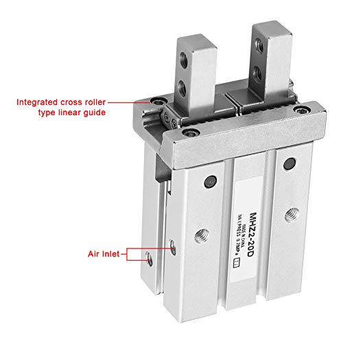 Air Gripper Pneumatic Cylinder - 20mm Bore Parallel Style Air Gripper Pneumatic Cylinder MHZ2-20D