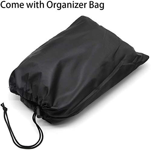 [Australia - AusPower] - Exercise Bike Cover for Peloton Stationary Bike Upright Indoor Cycling Protective Cover Dustproof Waterproof Sunshine-Proof Out Door Bike Cover Black 