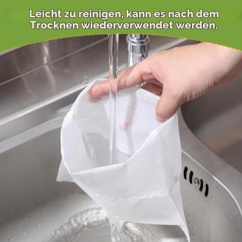 Pack of 10 Nut Milk Bags 20 x 30 cm Straining Cloth 100 Micron Nylon Straining Cloth Reusable Cheesecloth Cheesecloth Washable Filter Bags for Nut Milk Yoghurt Vegetables Coffee Fruit Juice Fruit Juice 100 Micro/20×30cm/10pcs