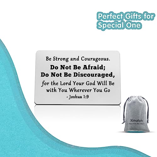 Christian Gifts for Men Women Inspirational Wallet Insert Card Religious Gifts Christmas Birthday Graduation Gift Baptism Gift Encouragement Gifts for Friends Family