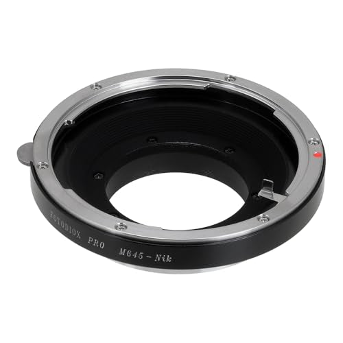 Fotodiox Pro Lens Mount Adapter Compatible Mamiya 645 MF Lenses to Nikon F-Mount Cameras