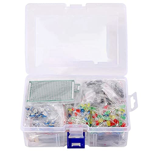 1818PCS DIY Electronics Components Kit Assortment Resistors PCB Potentiometer Resistanc