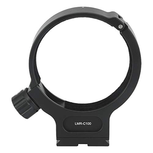 Haoge LMR-C100 Lens Collar Replacement Foot Tripod Mount Ring D for Canon EF 100mm f/2.8L Macro is USM Lens Built-in Arca Type Quick Release Plate