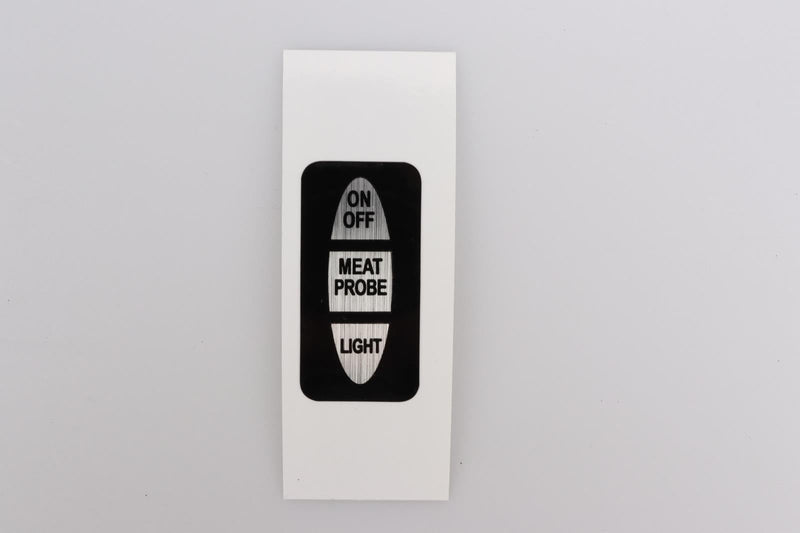 Label for Covering Button Holes, Fix for Masterbuilt Control Panel 9007140014 Button Overlay that Delaminates