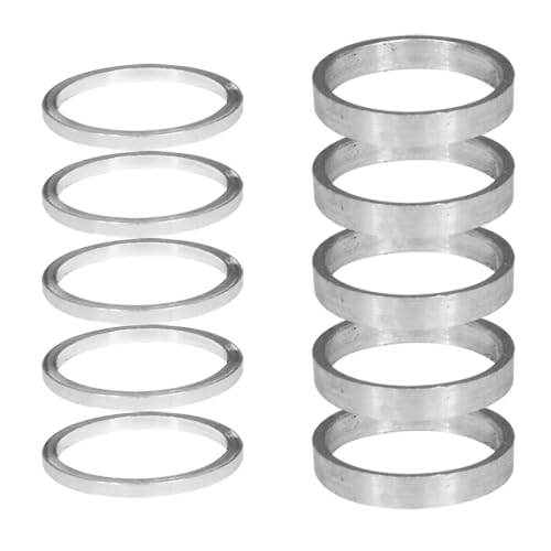 5 pcs for Each Single/Double/Triple/Tail Hook 4 Kinds Chainring Bolts Screws Disc Crankset Nuts Chainwheel + 5 pcs of 6 Kinds of Washers Fit for Road Bike Mountain Bike MTB (50 pcs)